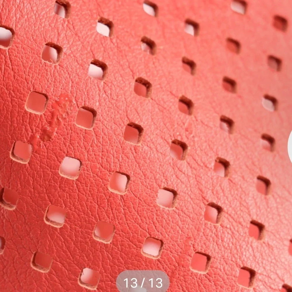 Louis Vuitton Pink Hobo Bag with Perforated Design